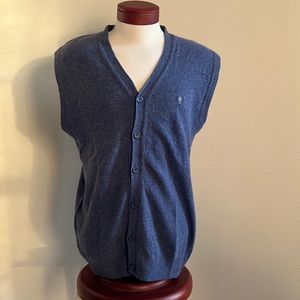 Woodland Wool Button Front Vest XL